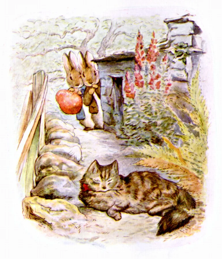 かどのむこうにいたねこ