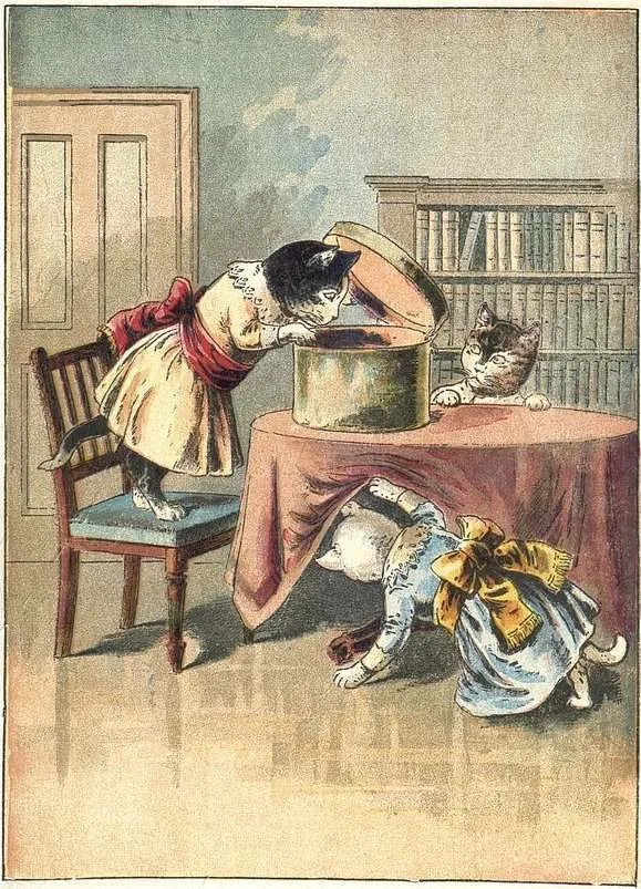 てぶくろをさがす3びきのこねこ